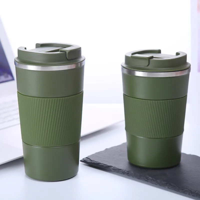 Homlly Insulated Stainless Steel Tumbler with Leakproof Lid