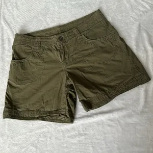 KUHL Women Kontra 6&quot; Inseam Pockets Stretch UPF 50 Outdoor Hiking Shorts 8 Green