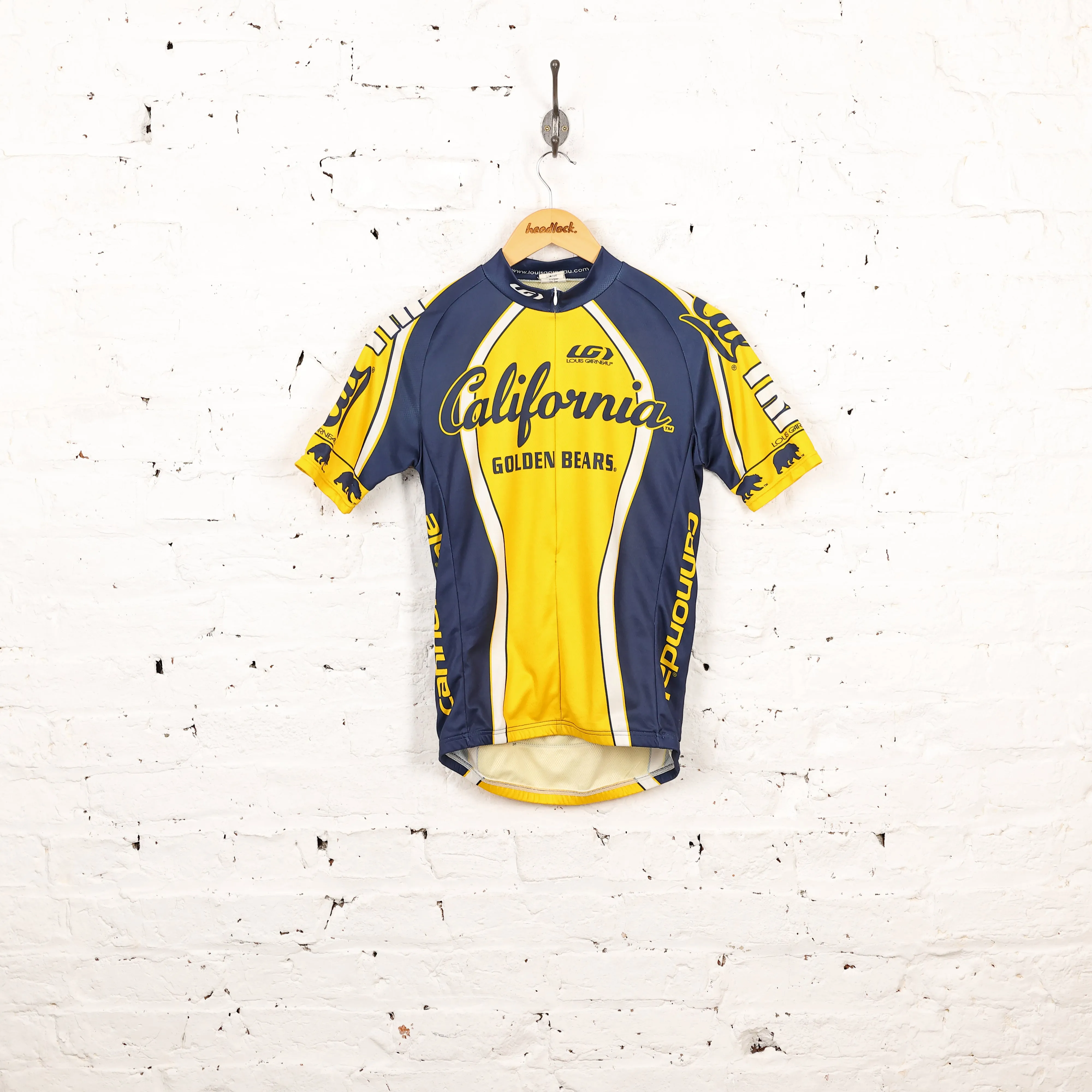 Louis Garneau California Golden Bears Cycling Top Jersey - Yellow - S
