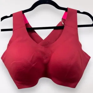 NWT Brooks 38C-38D Dare Crossback Sports Bra Pink Beet Red Running Yoga Padded