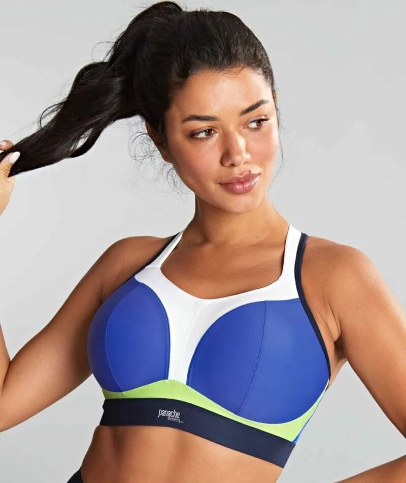Panache Sport Boundless Wire-free Sports Bra - Blue
