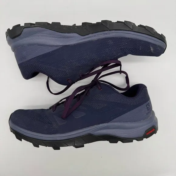 Salomon Outline Trail Hiking Active Sneaker Size 8.5 Purple