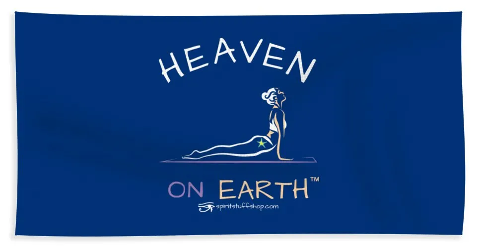 Yoga Heaven On Earth - Beach Towel